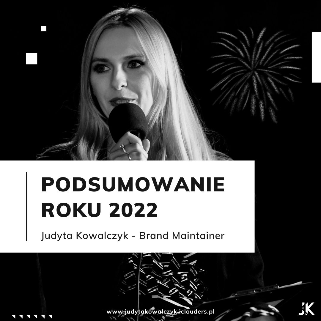 Podsumowanie roku 2022 Judyta Kowalczyk Brand Maintainer